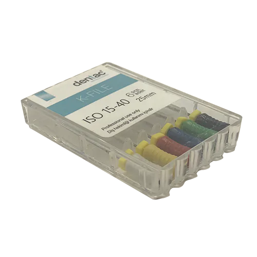 Ендодонтичний K-file Dentac - 7034, Стоматологічний матеріал Dentac, Стоматологічні матеріали Dentac для Ендодонтії, фото, купити