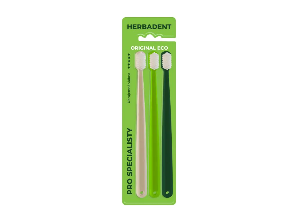 Зубна щітка Herbadent VERY SOFT/супер м’яка 3шт. - 8548, Засоби догляду за ротовою порожниною, Soft, Гігієна ротової порожнини, Зубні Щітки, фото, купити
