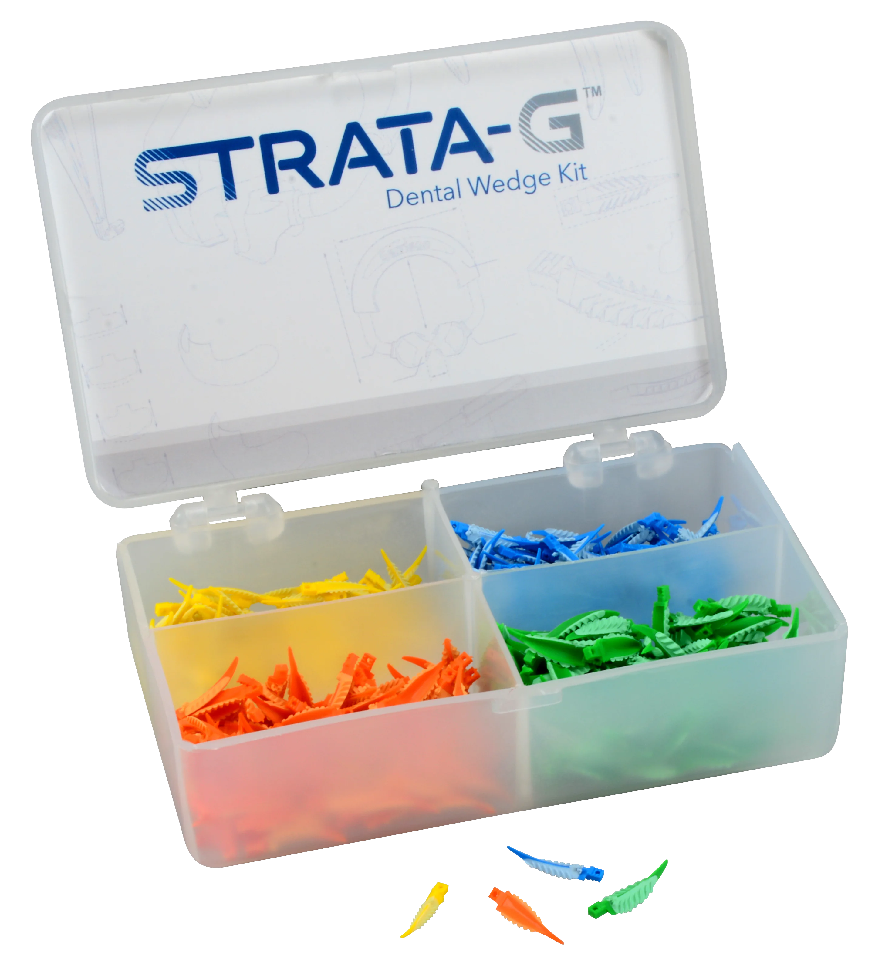 Набір клинів Strata-G - 8776, Клинки, Стоматологічні матричні набори, Стоматологічні матричні системи, фото, купити